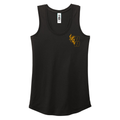 Camisole - Noire logo orange